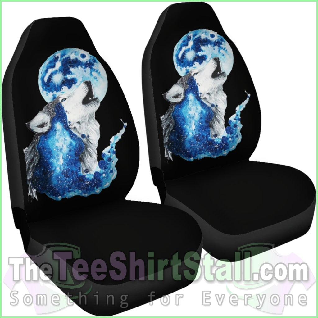 Wolf Full Moon Car Seat Covers