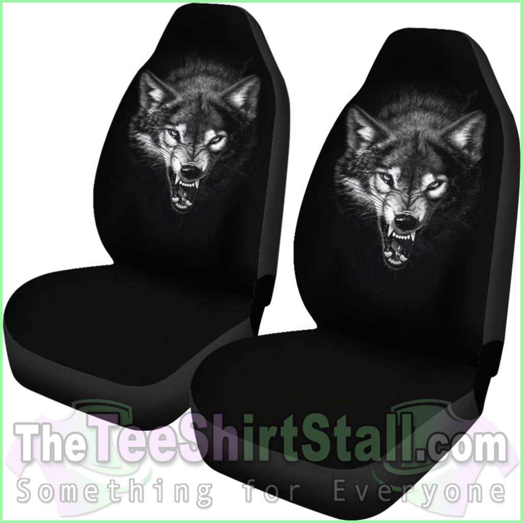 Wolf Print Seat Covers - Nightmare