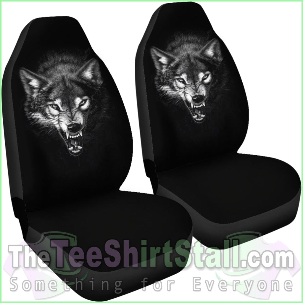 Wolf Print Seat Covers - Nightmare