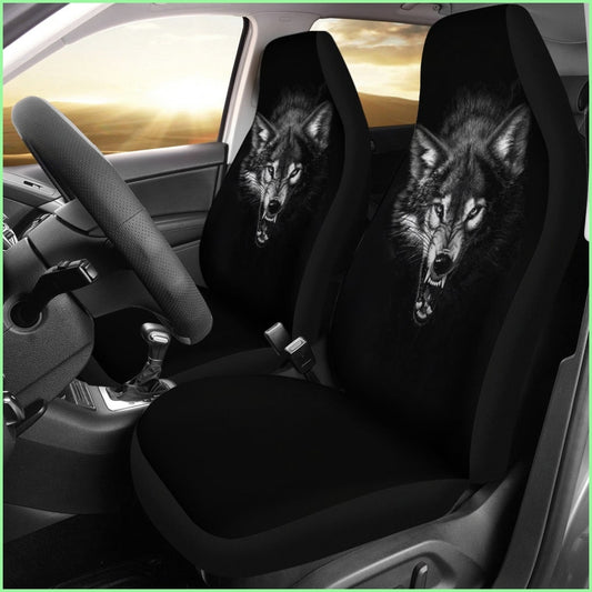 Wolf Print Seat Covers - Nightmare