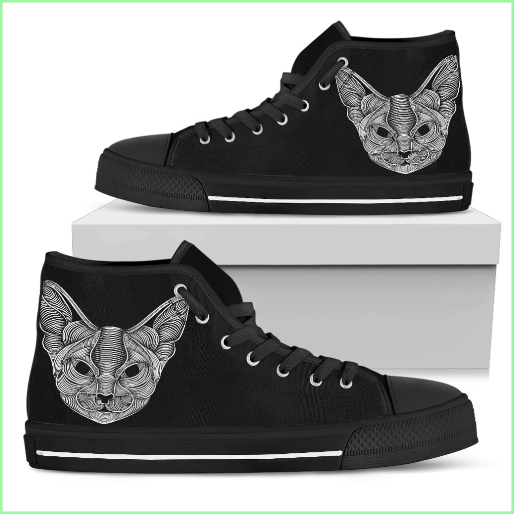 Womens High Top Animal