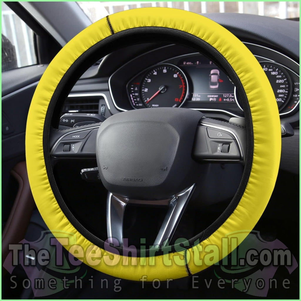 Yellow Steering Wheel Cover