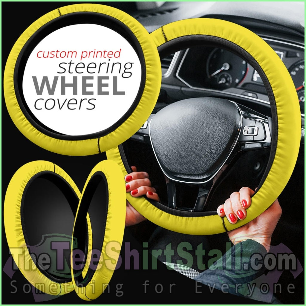 Yellow Steering Wheel Cover