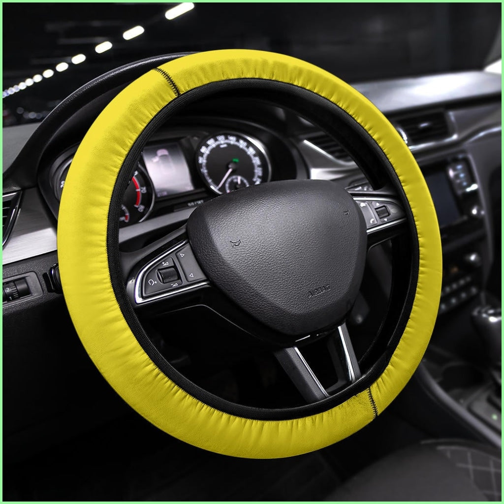 Yellow Steering Wheel Cover