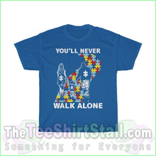 Load image into Gallery viewer, Ynwa Autism Tee S / Royal T-Shirt
