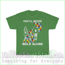 Load image into Gallery viewer, Ynwa Autism Tee S / Turf Green T-Shirt
