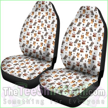 Load image into Gallery viewer, Yorkshire Terrier Car Seat Covers (Set Of 2)
