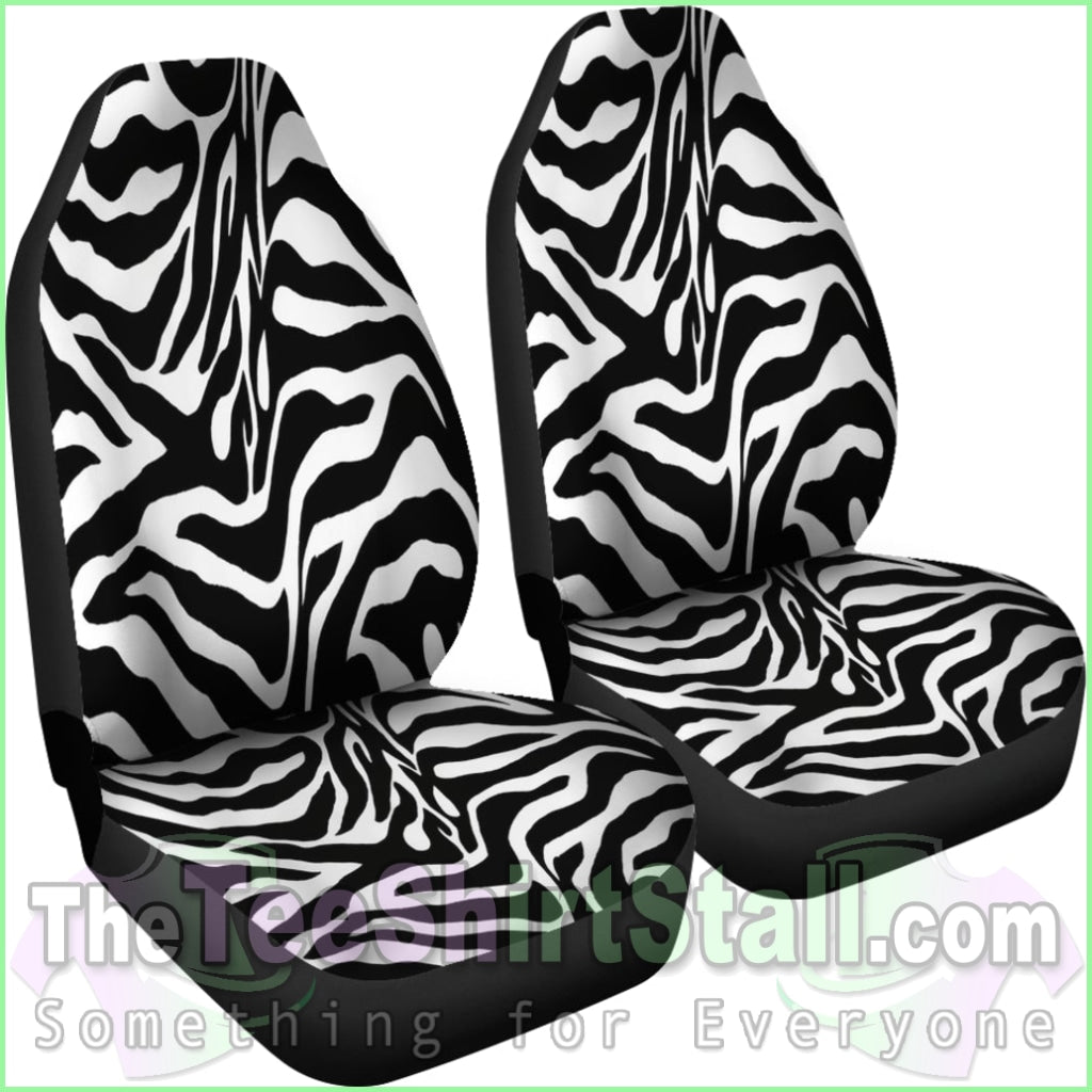 Zebra Print Custom Car Seat Covers