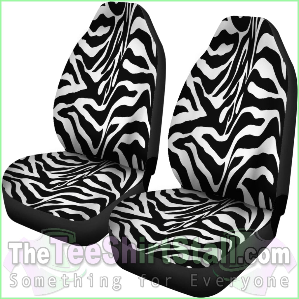 Zebra Print Custom Car Seat Covers