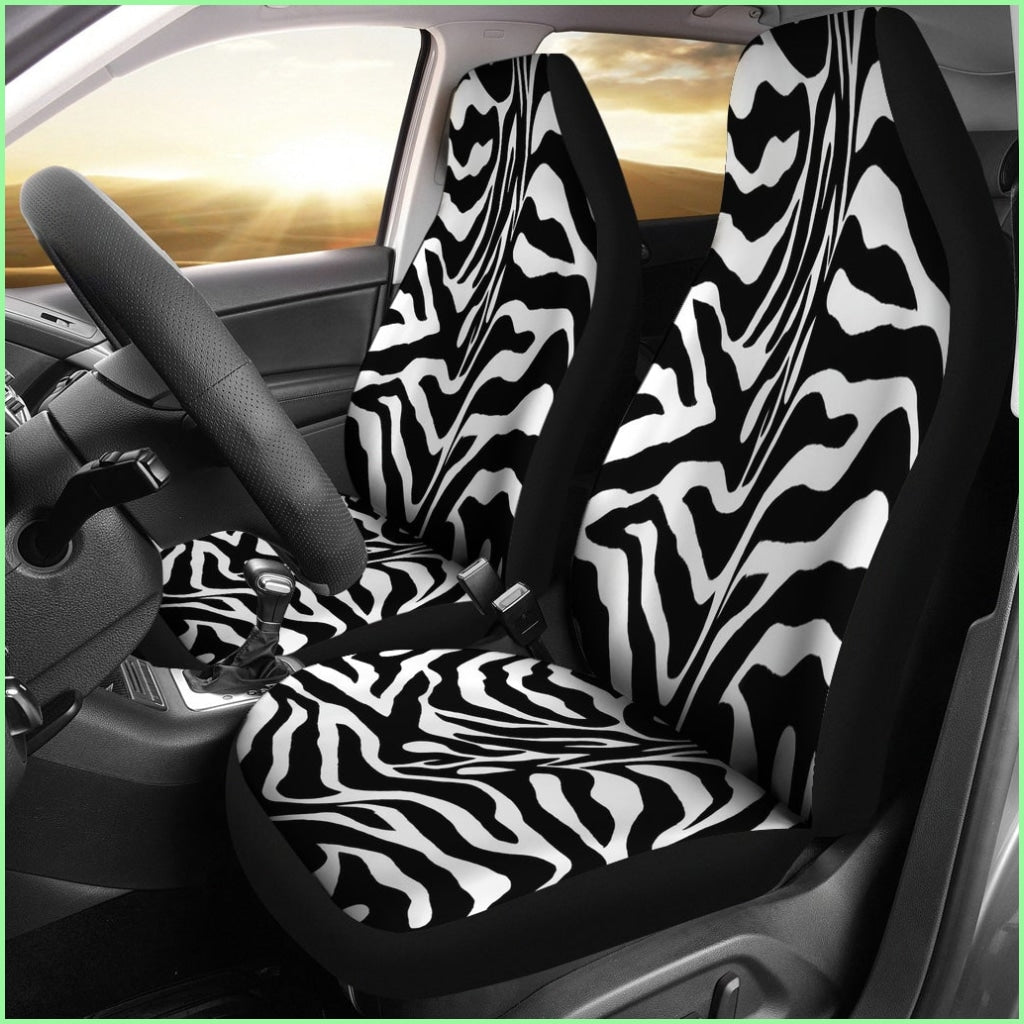 Zebra Print Custom Car Seat Covers