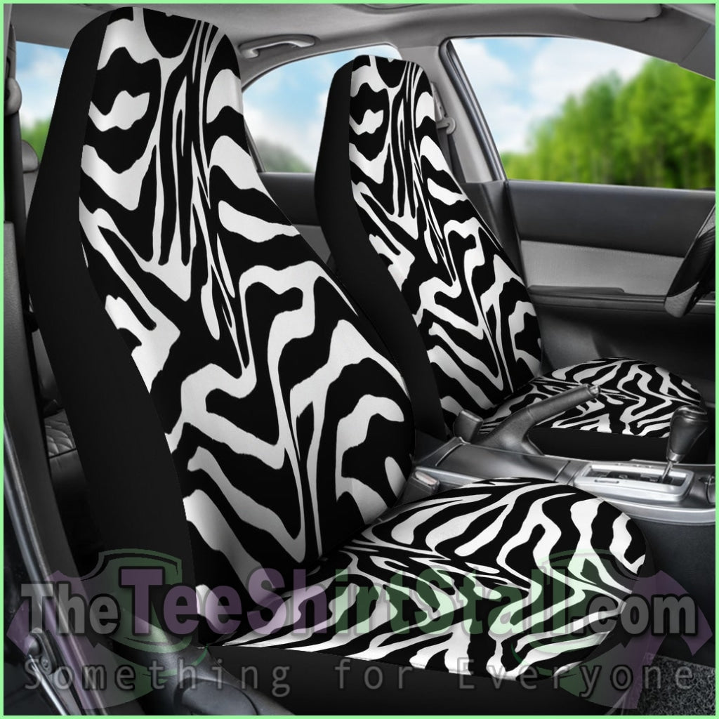 Zebra Print Custom Car Seat Covers