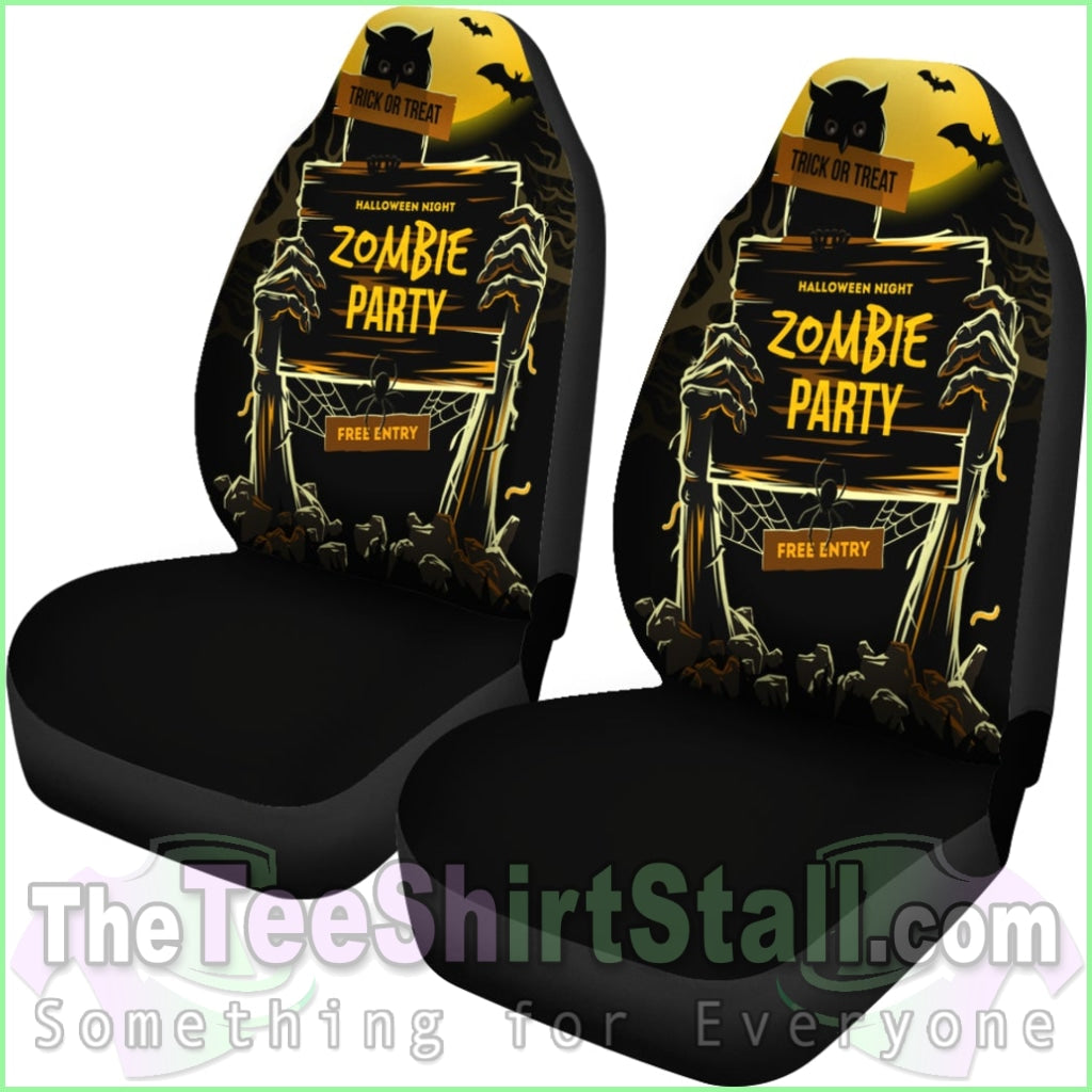 Zombie Party Halloween Car Seat Covers